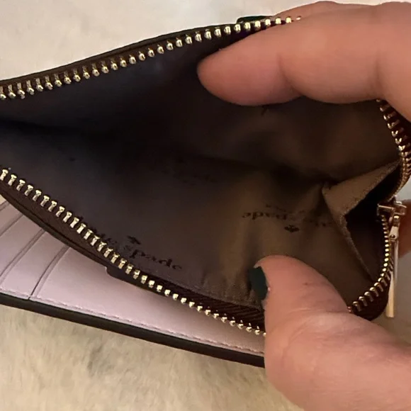 Kate Spade Dark Brown Leather Wallet NWOT - Picture 6 of 6